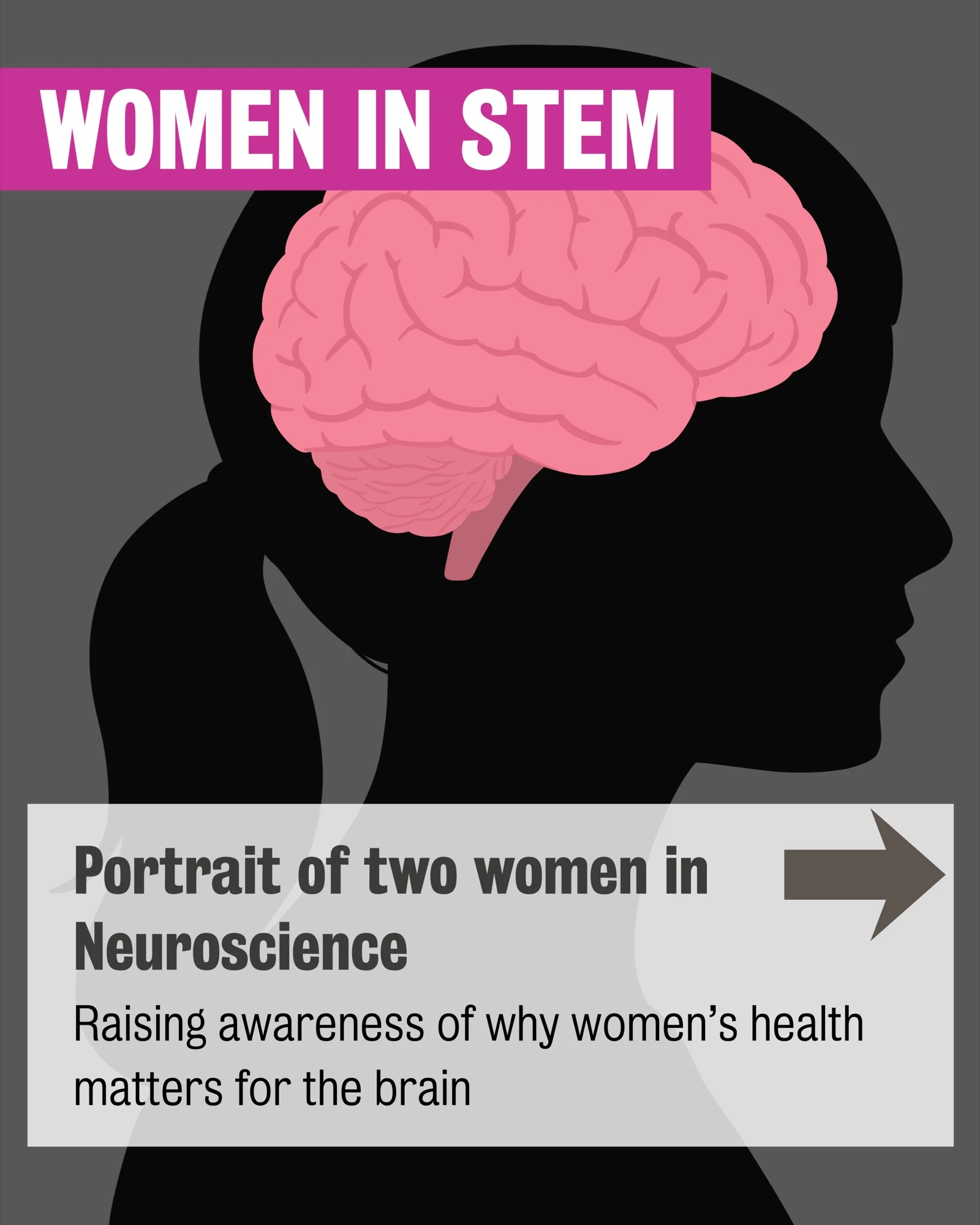 Portrait of two women in neuroscience