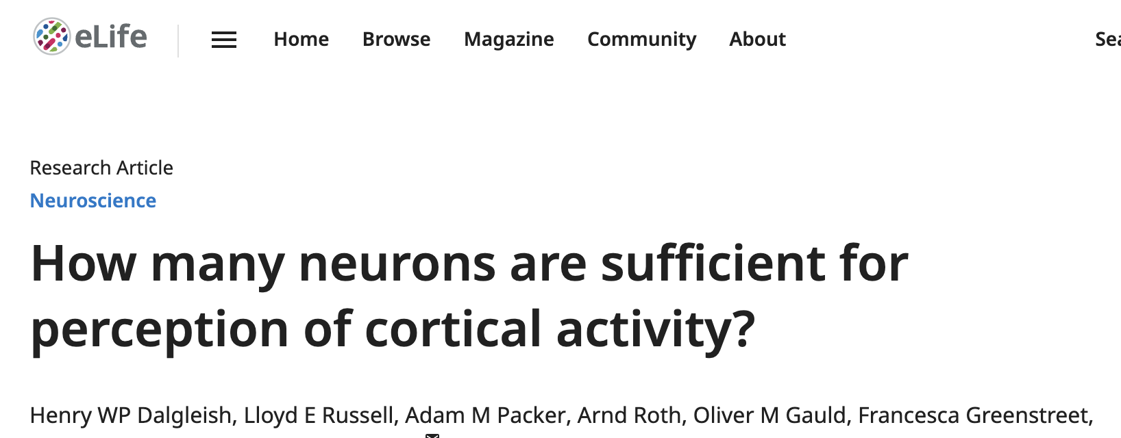 eLife paper